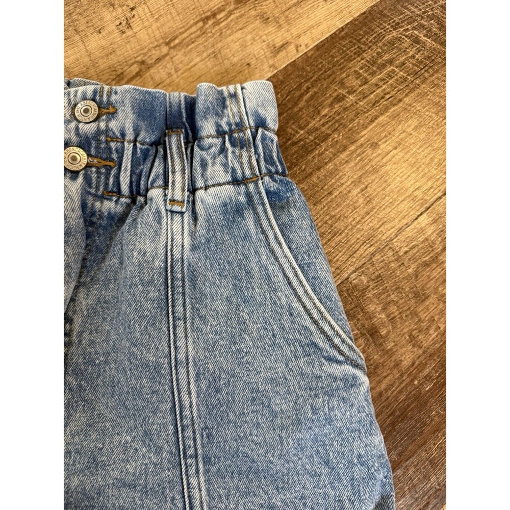 ABERCROMBIE & FITCH 80s Mom Shorts (Wom. Sz. 6) Pleated Ultra High Rise Jeans - Picture 5 of 8